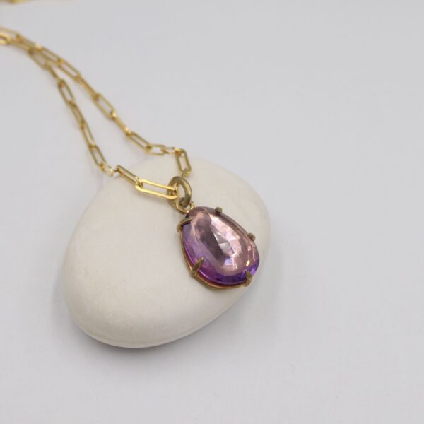 Lavender Quartz Pendant